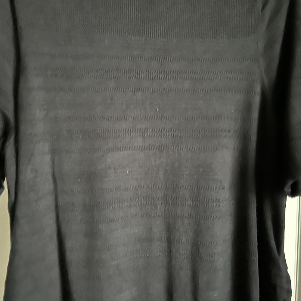 Apt. 9 Short-Sleeved Sweater - Black - Size 1X - Picture 2 of 8